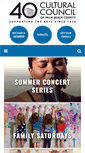 Mobile Screenshot of palmbeachculture.com